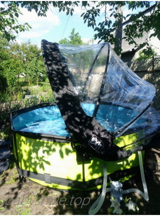 Басейн з куполом EXIT лайм 244 х 76 см